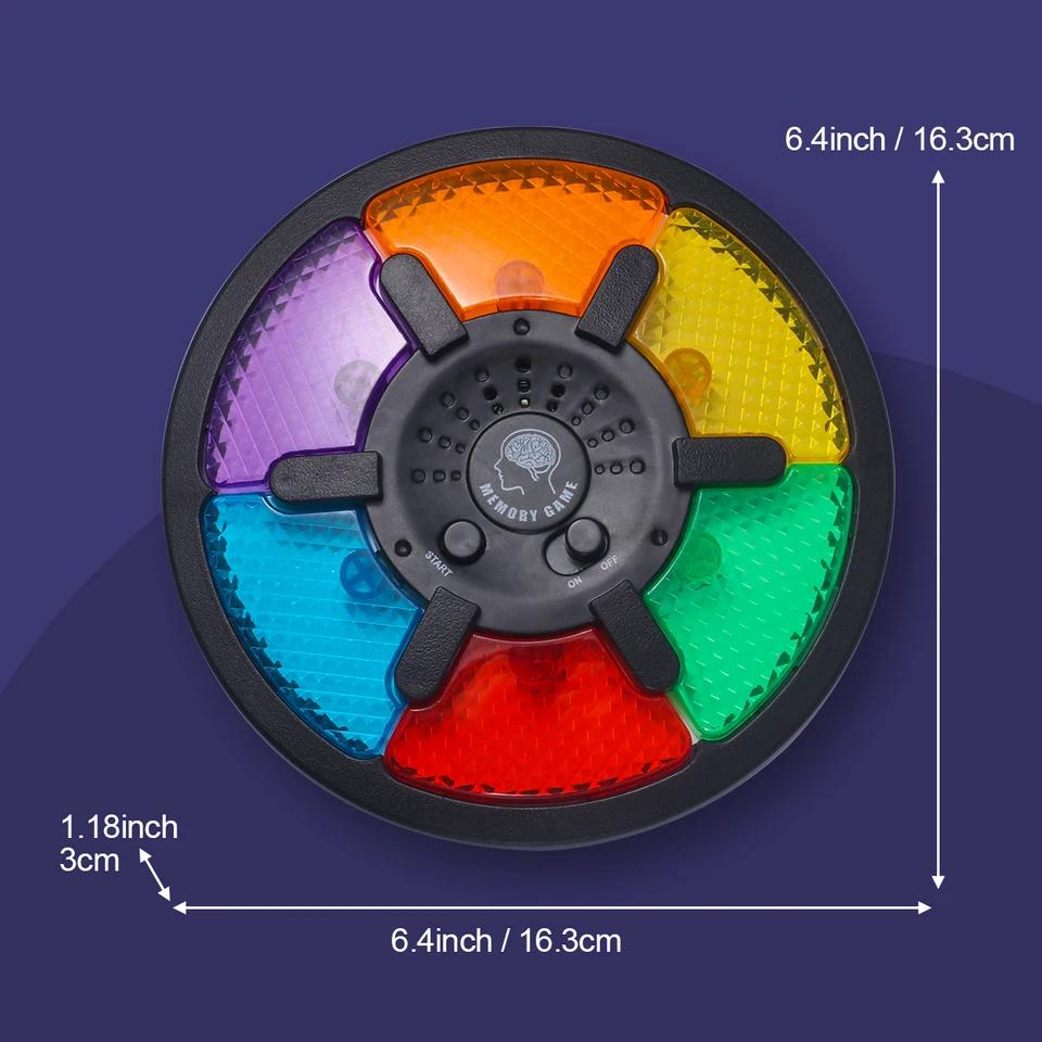 Ручная электронная игра на память, машина для стратегических игр со светом и звуком, головоломка, интерактивная игрушка для тренировки памяти для вечеринок