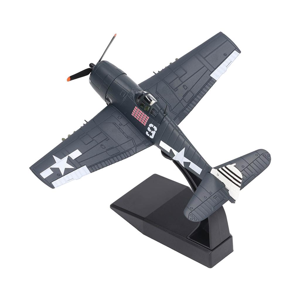1:72 Scale F6F Fighter Planes Model Stylish Stimulation Alloy Airplane Model for Collection Display