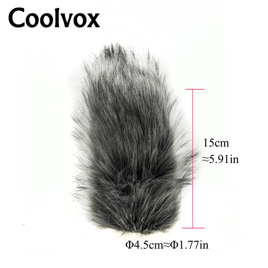 Ветрозащитный свитер для интервью, микрофона, камеры, уличной съемки фильмов и телевидения, микрофон, меховой ветрозащитный чехол-муфта