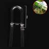 Transparent Glass CO2 Diffuser Refinement Suction Cup Glass Tube  Aquarium Plant Supply