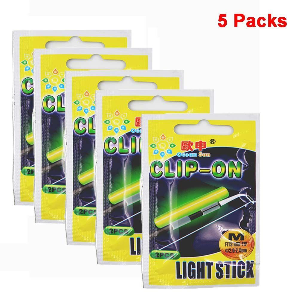 Clip On Fishing Rod Luminous Tackle Night Fishing Glow Stick Fishing Float Lightstick Light Sticks