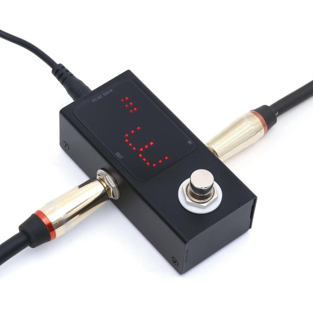 Kikutani BLK Педаль-тюнер с истинным байпасом для KPT-5000 Гитара/Бас