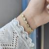 Элегантные корейские браслеты со стразами, золотой цвет, браслет с подвесками для женщин, модные ювелирные аксессуары, вечерние