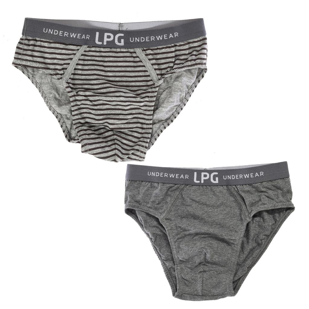 Упаковка из 2 трусов из дышащей ткани с анатомическим кроем спереди LP1016 для мальчиков
