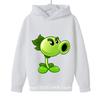 2025 Spring and Autumn Children's Hoodie Plants Vs. Zombies Fashion Clothing Boys Hoodie Pullover Girls Sweatshirt Casual Cartoo