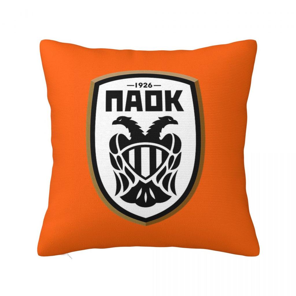 PAOK Греческий Футбол Спортивные Фанаты Из Салоник Площадь Наволочка Чехол для Подушки Чехол для Подушки Покрывало для Дивана Дома