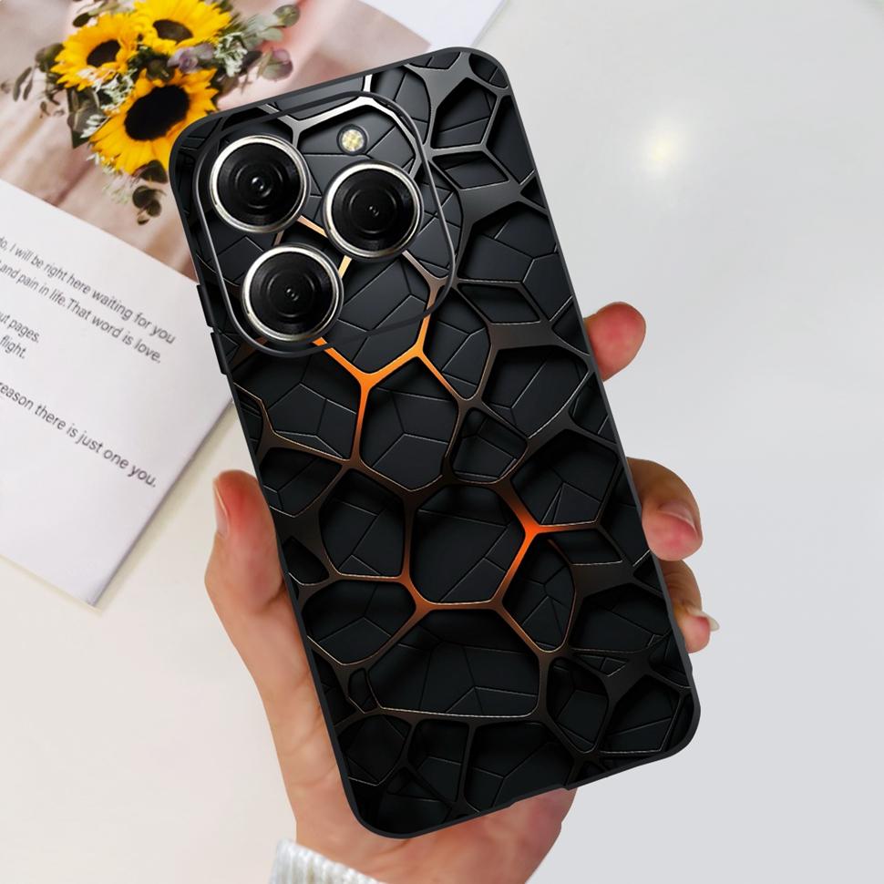 Для Tecno Spark 20 Pro Чехол KJ6 Роскошный Конфетный Расписной Чехол Мягкий Силиконовый Чехол Для Tecno Spark 20 Spark20 Pro Корпус Funda