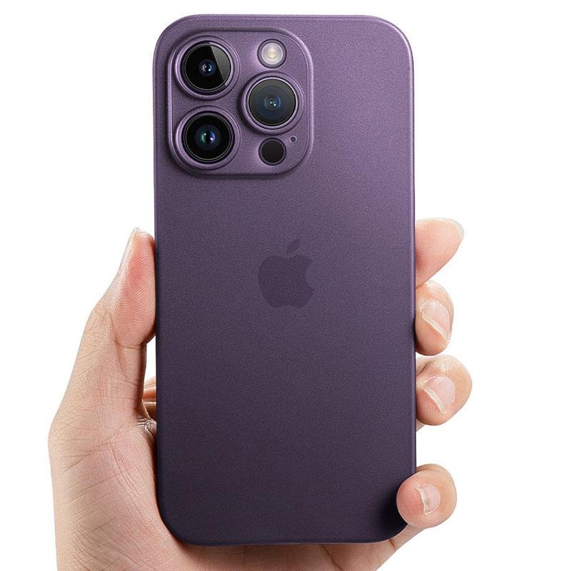 Ультратонкий матовый чехол на заднюю панель толщиной 0,3 мм для iPhone 14 Plus 13 Mini Pro Max, прозрачный жесткий мягкий корпус из полипропилена для Apple 13P 14P Coque