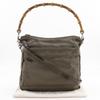 GUCCI Bamboo One Belt Shoulder Bag 000.2404.0509 2WAY khaki Nylon canvas Women Used