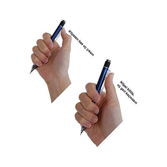 Механический карандаш Tombow Pencil Monograph 0.5 DPA-132B Черный со стирателем MONO, Flex-Knock, Clip-Knock и вращающимся ластиком
