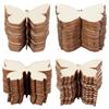 10pcs Unfinished Wooden Butterfly Blank Slice Kids Painting Toy Easter Home Decoration Wedding Birthday Party Gift DIY Crafts