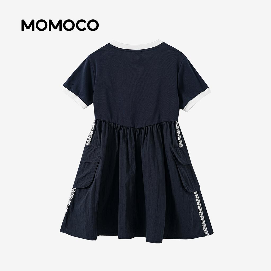 Mamimaka 2026 Summer New Product Girls' Fashion and Leisure Sleeved Dress
