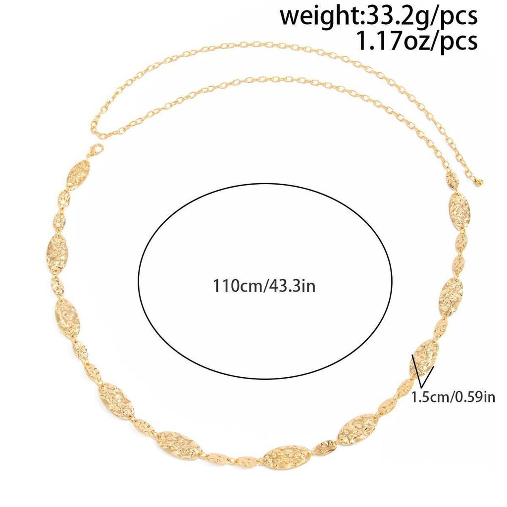 SHIXIN New Sexy Adjustable Metal Belly Chain Women Bohemian Bikini Geometric Irregular Waist Chain Summer Beach Body Jewelry Y2K