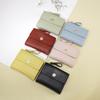 Короткий модный трехсложенный женский складной кошелек, студенческий простой многофункциональный сертификат инс кошелек для мелочи