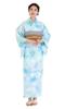 NISHIORI Yukata Set with Adult One Size Fits All Women's Obi, Size, 2-Piece Set, (25kmy-26)