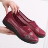 Spring and Summer New Cloth Shoes Women's Single Shoes Breathable Mesh Shoes Non-slip Soft-soled Shoes Middle-aged and Elderly Flat Shoes