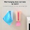 Настенный пластиковый мешок для мусора без гвоздей, держатель для мешка для мусора, ящик для хранения, контейнер с ватным тампоном для дома, кухни, ванной комнаты