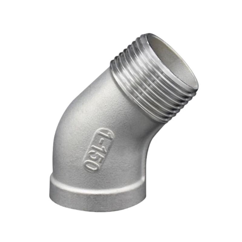 304 Stainless Steel 45-Degree Internal/External Thread Elbow Fitting