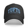 Кепка с изогнутым козырьком с логотипом Tufts College, модная повседневная бейсболка, регулируемая кепка, хип-хоп, летняя, унисекс, бейсболки