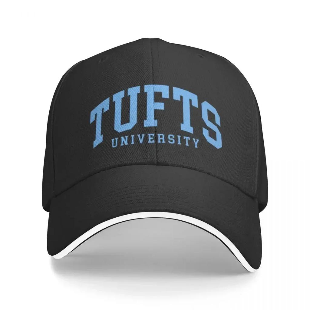 Tufts - Бейсболка с изогнутым козырьком, шрифт колледжа, модная, повседневная, регулируемая кепка, хип-хоп, летняя, унисекс, бейсболки