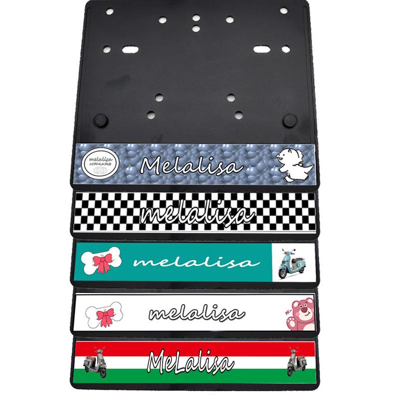 Southern Mona Lisa License Plate Holder - Melalisa150 Aluminum Alloy Frame