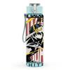 1PC White Text A 750ml sports water bottle leakproof straw lid outdoor office home