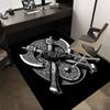 1PC Viking Raven Non-Slip Floor carpet, suitable for Office, bedroomand playrooms. It can also be used as a sofa footrest cover-T106