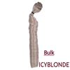 24Inch French Curl Synthetic Hair Extensions Loose Wave Pre-Stretched Braiding Hair Bulk & Weft Crochet Braids Bundles