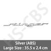 1 шт. Большой Маленький Размер ABS Stinger Буквенный Логотип Автомобиль Передний Капот Двигатель Эмблема Задний Багажник Значок Задняя Дверь Наклейка Аксессуары