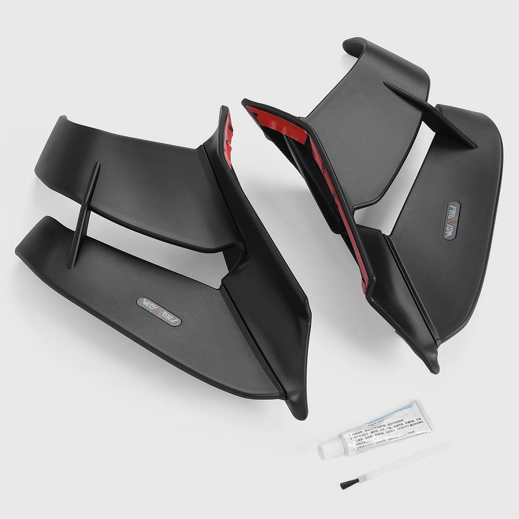 WOOGA Replacement Motorcycle Fairing Side Winglet Aerodynamic Wing Deflector Spoiler for KAWASAKI ZX25 ZX-4R/4RR23-24 21-24