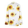 Women's Fashion Leisure Long Sleeve V Neck  Flower Printing  Top