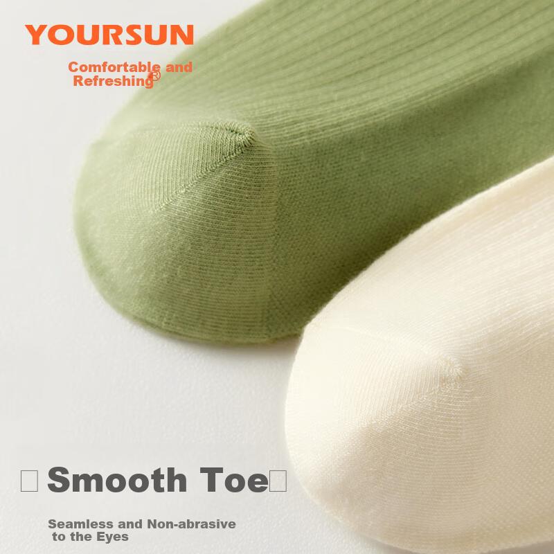 [100% Pure Cotton Breathable] Women's Casual Socks, Short Tube Elastic Comfortable Autumn And Winter Socks, Non-Stuffy Feet, 5 Pairs Pack