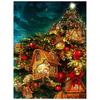 Christmas 5d Diamond Painting Full Round Diamond Embroidery Cross Stitch