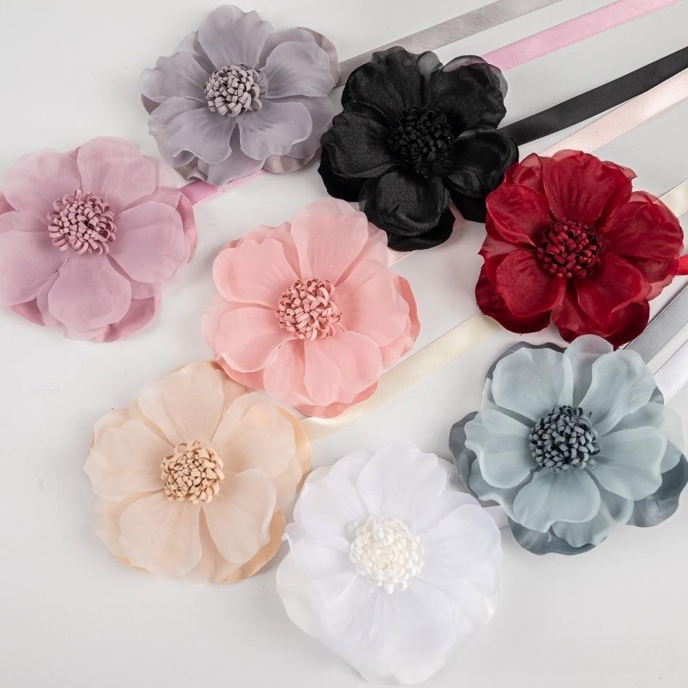 2Pcs 3D Flower Magnetic Curtain Tiebacks Minimalist Curtain Holdbacks Sheer Curtains