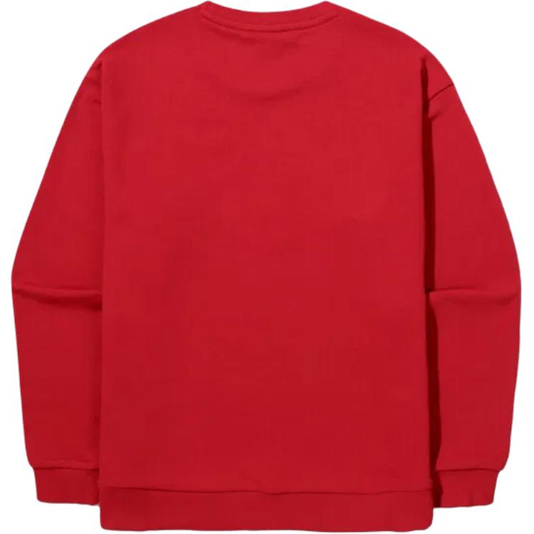 Men's Sweatshirt FILA Sweatshirt Unisex Dark Red