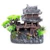 Simulation Decoration Fish Tank Ornament Ornament Resin Aquarium Ornament Fish Tank Landscape House Model Aquarium Ornament