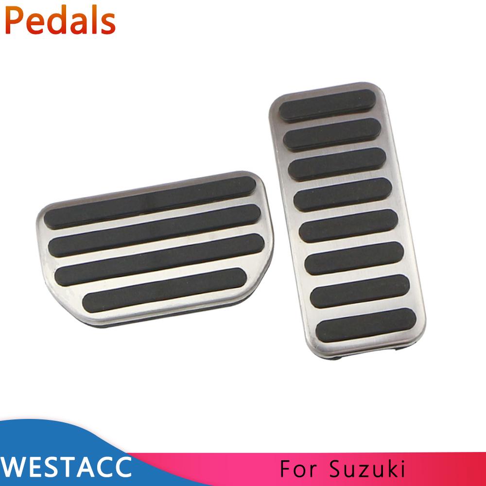 Car Pedals for Suzuki SX4 Aerio Ciaz Vitara S-Cross Splash Ignis Kizashi Sidekick Samurai Gas Brake Pedal Covers