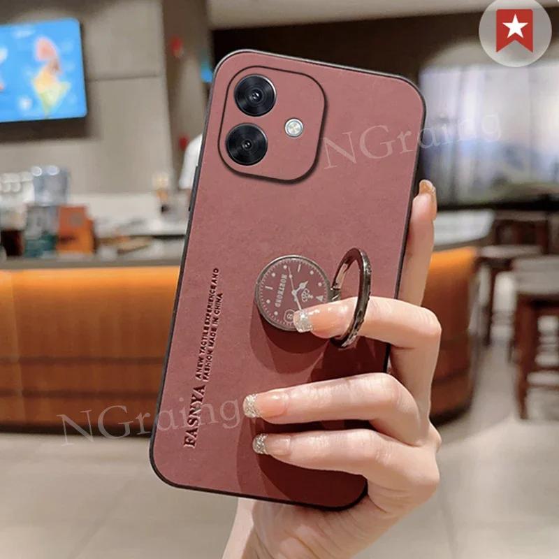 Для OPPO A40 A40M A3X овечья кожа магнитный держатель кольца подставка чехол для OPPO A80 A3 Pro A40M K12X 5G матовый защитный чехол для объектива