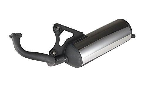 NBS Bike Parts Center Stainless Steel Wrap Muffler for Honda Live Dio ZX/SR AF34/AF35 (2003)