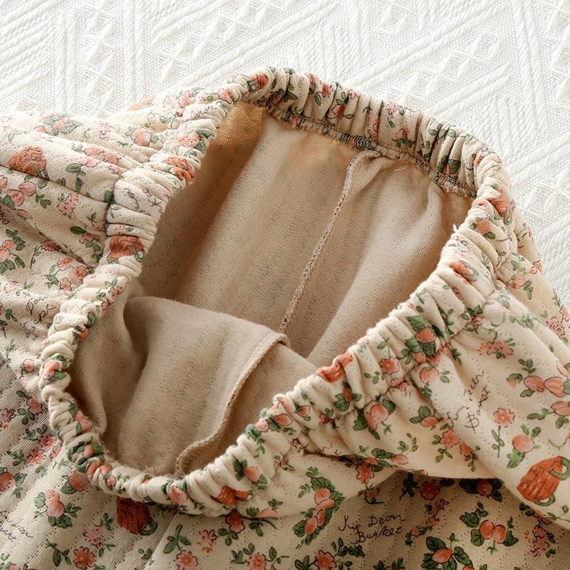 Женский пижамный костюм, толстый теплый кардиган, зимние пижамные комплекты с длинным рукавом и цветочным принтом, домашняя одежда, одежда для сна