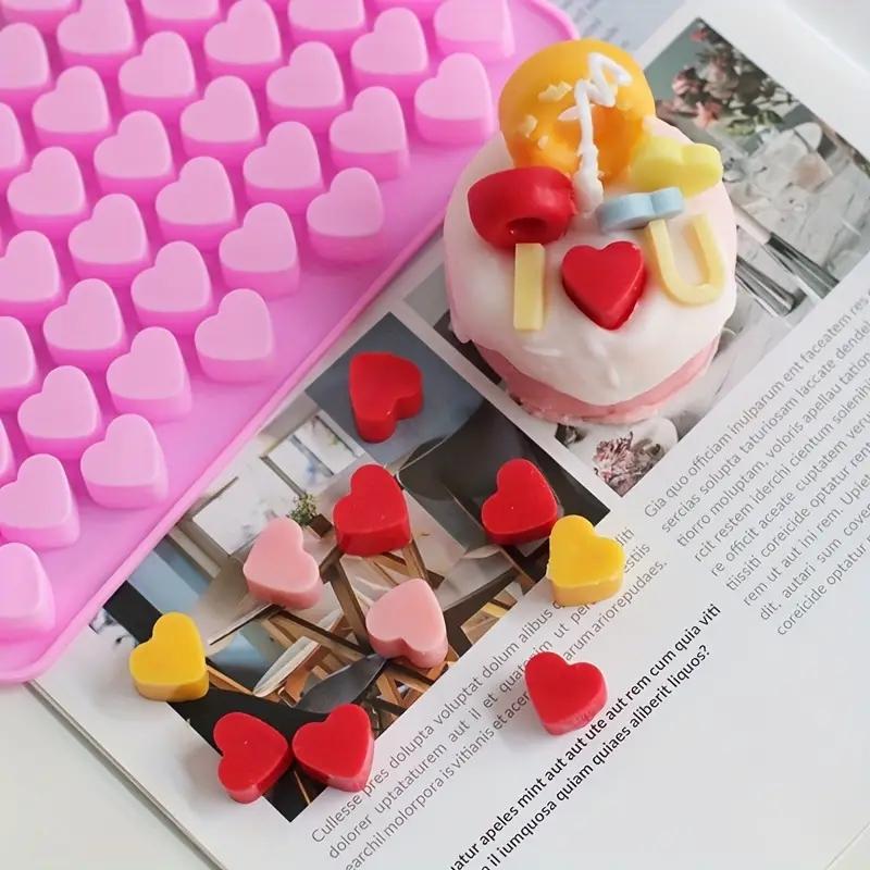 55 сеток DIY Handmade Chocolate Form Силиконовая форма Heart Chocolate Силиконовая форма для выпечки Принадлежности для вечеринки Инструменты для приготовления жевательных конфет