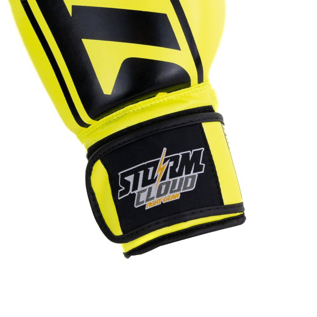 StormCloud Bolt 2.0 Neon Lime Boxing Gloves 16oz