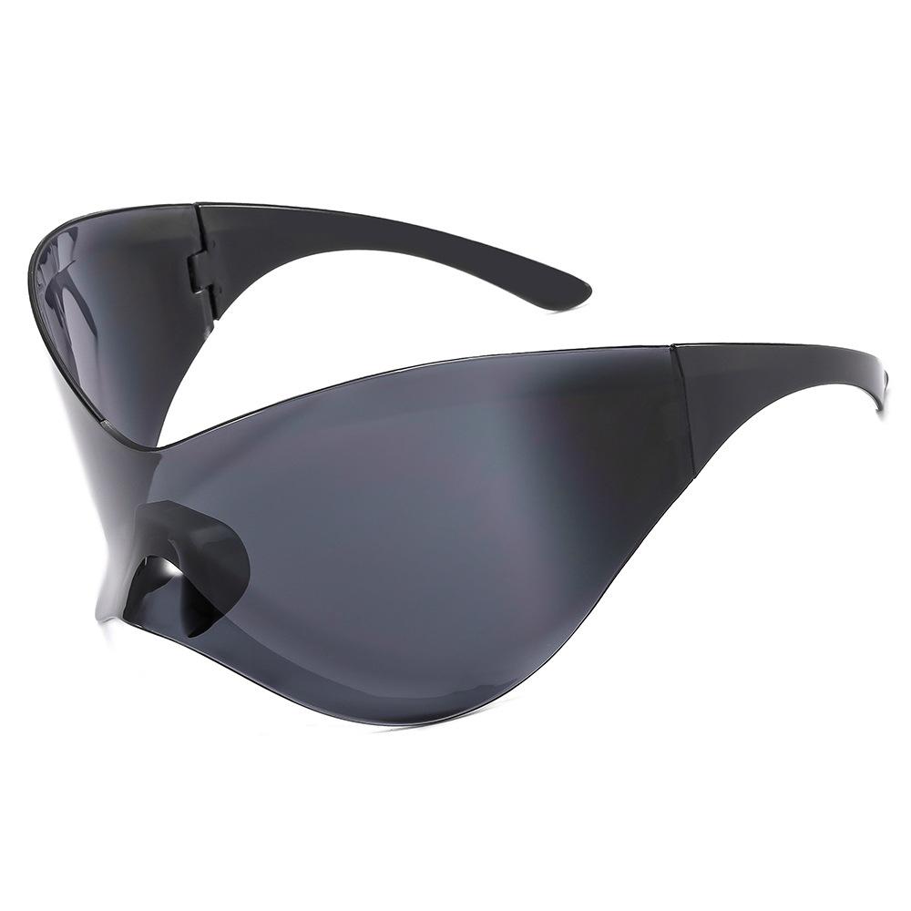 Популярные женские солнцезащитные очки Оверсайз преувеличенные Панк солнцезащитные очки Солнцезащитные очки Мужские UV400 Защита Оттенки Зеркальные Цветные Y2K Очки