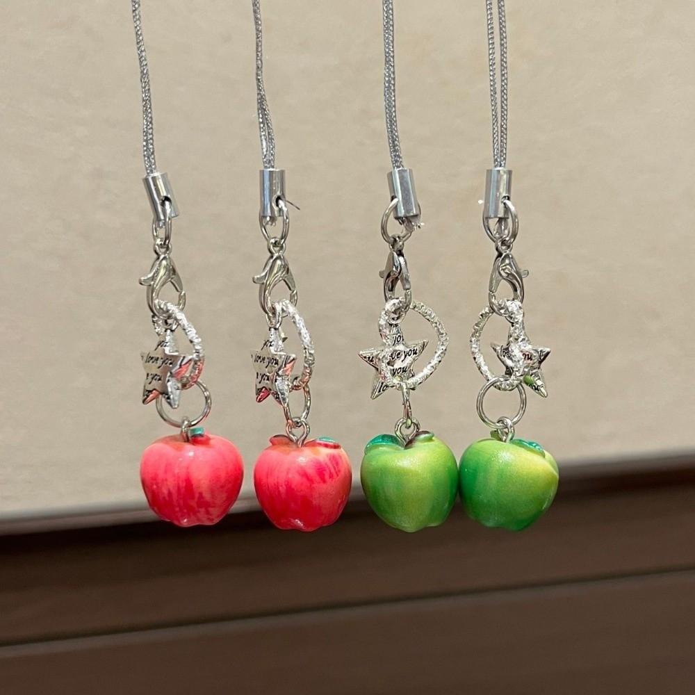 Star Phone Charms Pendant Heart Key Chain Accessories New Cellphone Lanyard CCD Camera