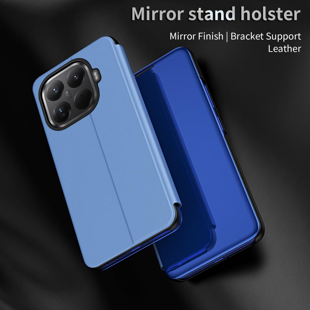 For Xiaomi 15T Pro Case View Window Stand Leather Flip Phone Cover