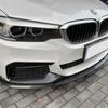 Накладка на передний бампер автомобиля, совместимая с BMW G30G31M Sport 2017-2020, глянцево-черный/карбоновый спойлер, сплиттер, комплект кузова, диффузор (цвет: Carbonlook)