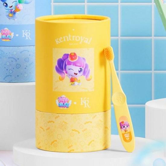 Kent Royale Sweet and Sour Catch Tiniping Season 4 Ultra-fine Bristle Kids Toothbrush, Soft Bristles, 12 Pieces, 1 Piece, a Popular Character In Korea