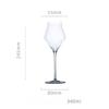 Luxury Superior Drinkware Quality Crystal Cloud Wine Glass 0.5mm Extremely Thin Handmade Champagne Glass Cups Tall Wine Glass