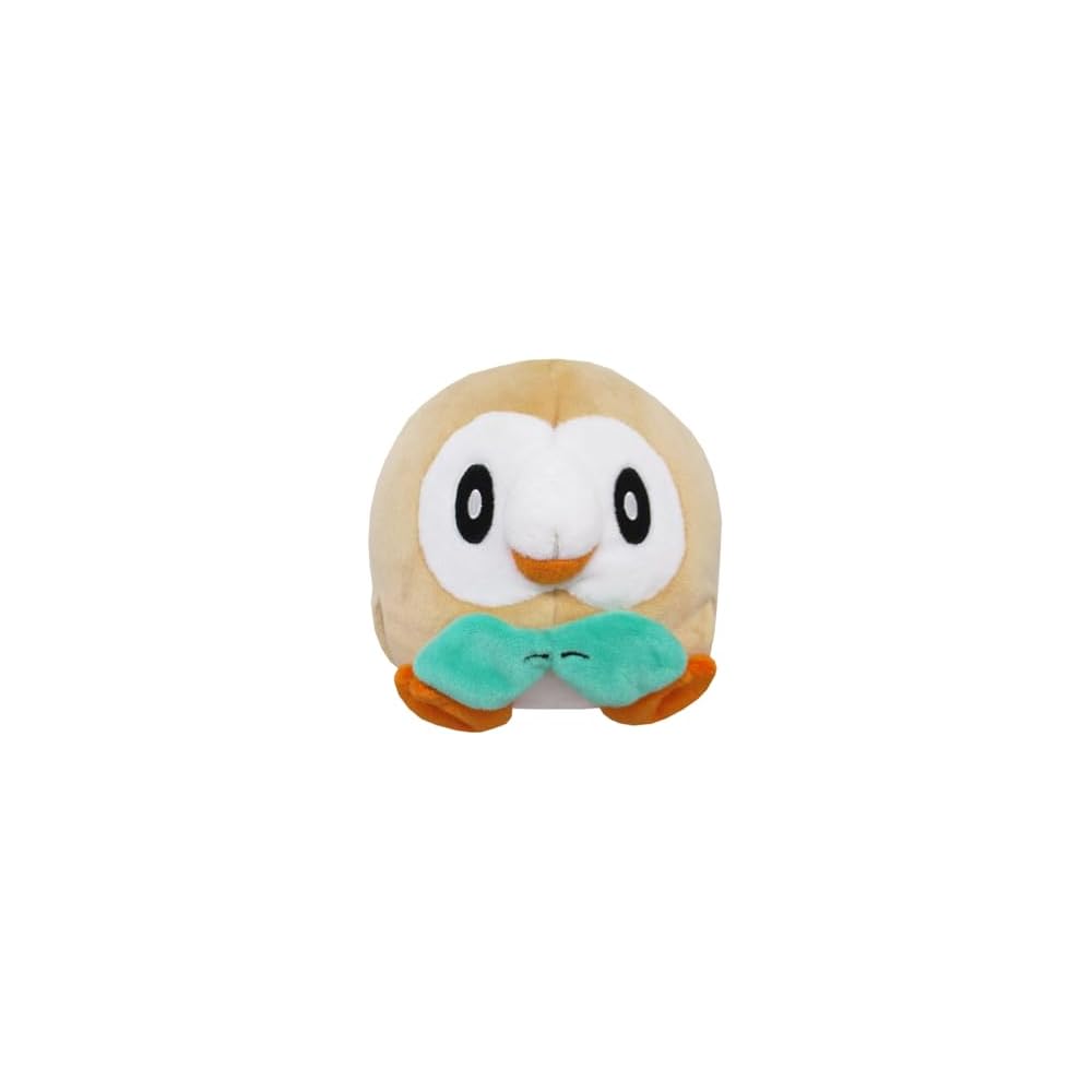 Sanei Trade Коллекция Покемонов Все Звезды Плюшевая Игрушка Rowlet 11,5 см x 12 см x 11,5 см Pokmon PP54