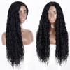 XINRAN Длинные афро-кудрявые вьющиеся парики для чернокожих женщин, парик с глубокими волнами, мягкие термостойкие волокна для косплея, ежедневные парики 13, 15, 26, 30 дюймов